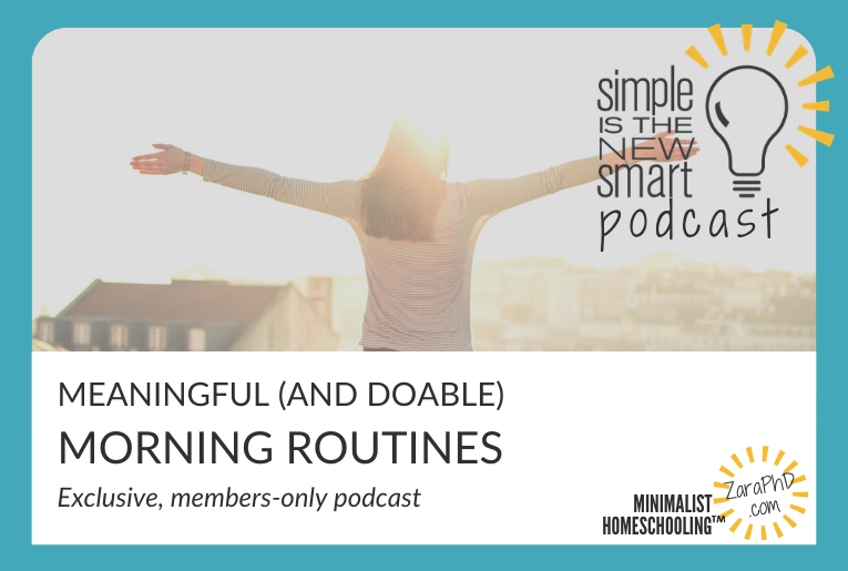 Simple Morning Routines for Homeschool Moms